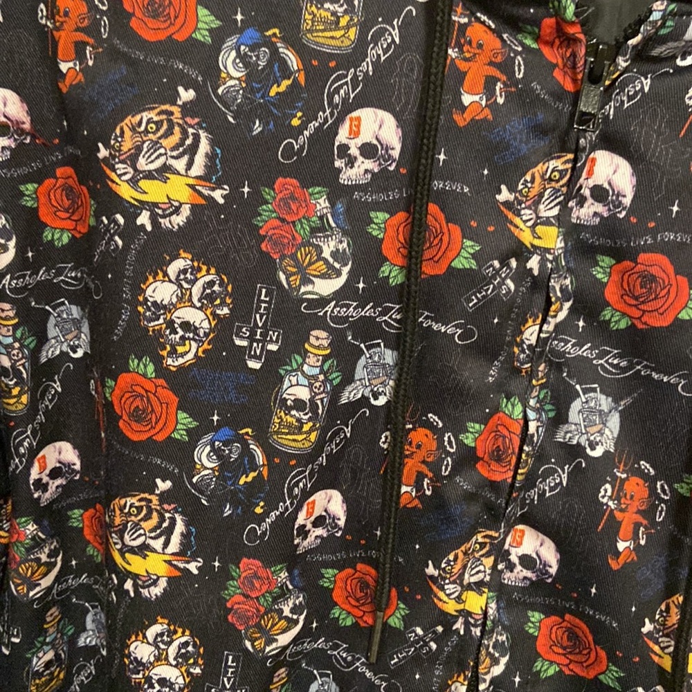 Assholes Live Forever by Linda Finegold Vintage Jacket - Picture 2 of 8